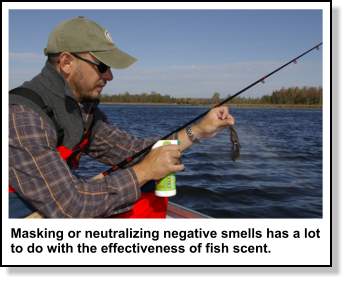 Masking or neutralizing negative smells has a lot to do with the effectiveness of fish scent.